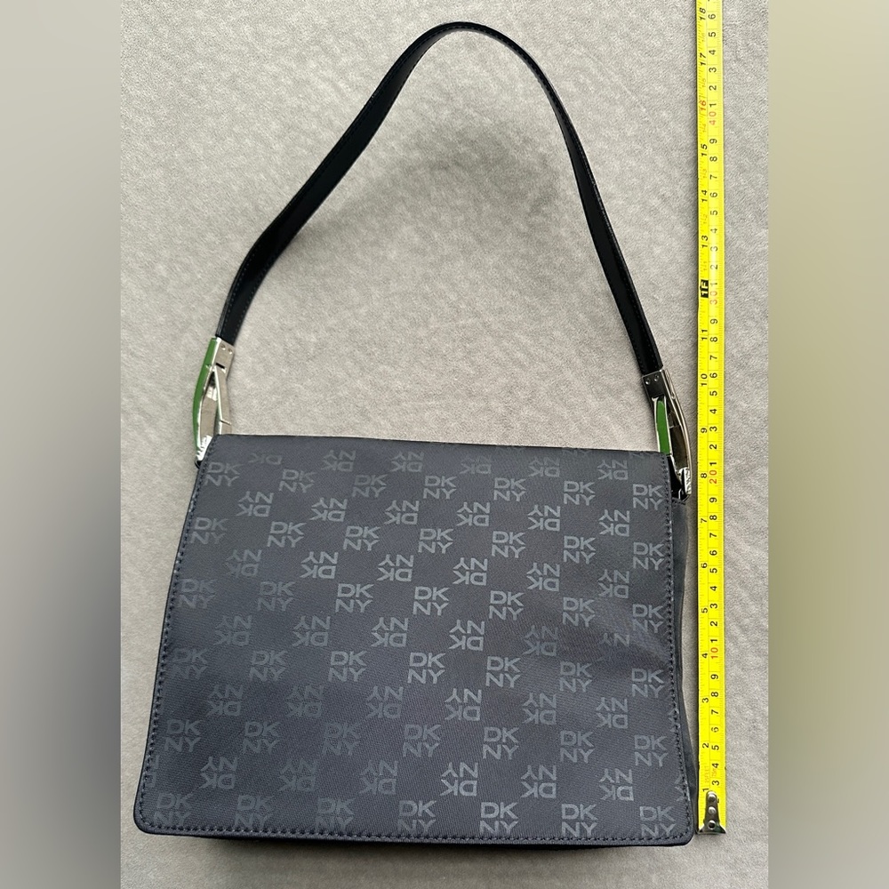 EUC- DKNY Signature Print Nylon Shoulder Bag